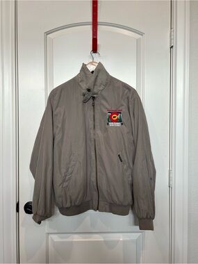 Weatherproof Taupe Zip-Up Bomber Jacket